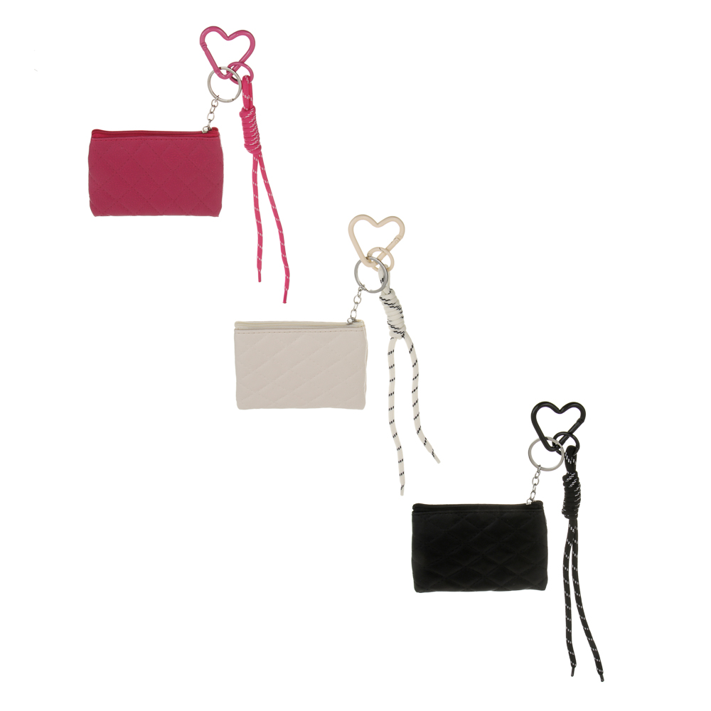 Подвеска паракорд с мини сумочкой на брелоке тм ЮL, ПУ, нейлон, пластик, 10,5х8 см, 3 цвета, арт.1 - #1