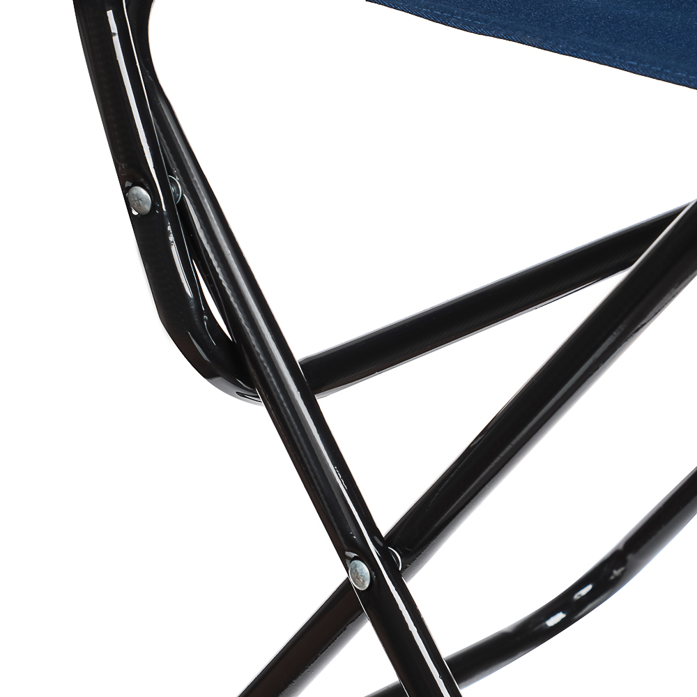 Стул туристический тм РУССО ТУРИСТО, складной со спинкой, до 90кг, 32х34х58см, труба сталь 16х1мм - #4