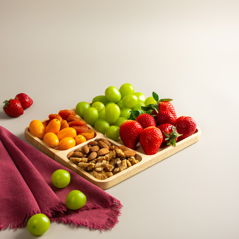 SATOSHI Менажница, гевея, 25х20.5х1.5см - #7