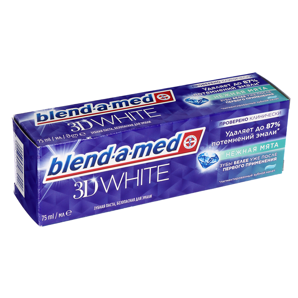 Зубная паста Blend-А-Med 3D White Нежная мята, 75мл - #3