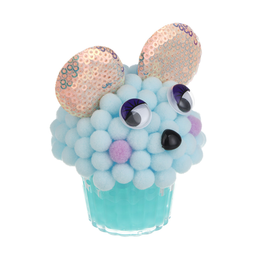 ХОББИХИТ Набор для творчества "Весёлые помпоны", 15х5,5х5,5 см, PP, TPR, полиэстер, 6 дизайнов - #9