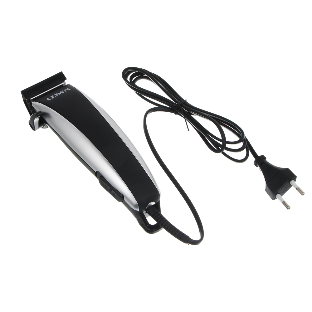 LEBEN Машинка для стрижки волос, 4 насадки: 3/6/9/12мм, питание 220В - #3