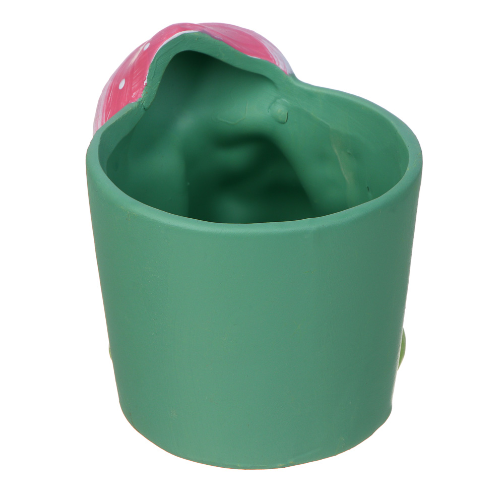 INBLOOM Кашпо Гном под мухомором 10х9см, керамика - #4