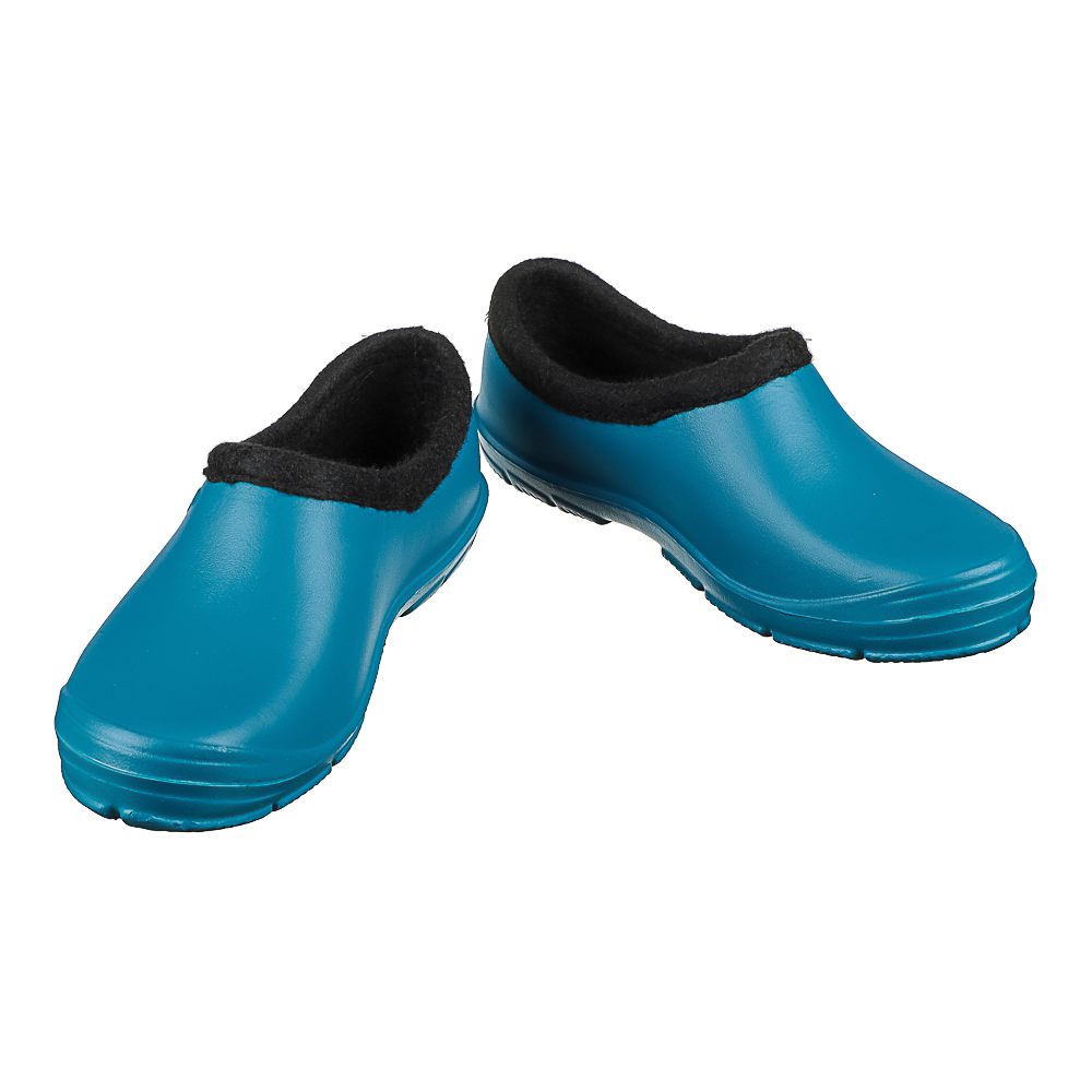 Галоши утепленные женские AYO, синий/зеленый, размер 36-41, материал галоши ЭВА, утеплитель ворсин - #9