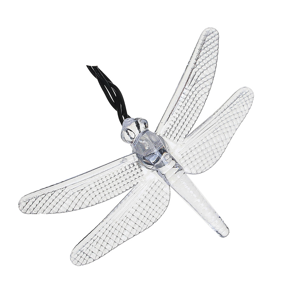 INBLOOM Гирлянда на солн. батарее, 25LED, 8м, мульти, 2 реж, стрекоза, ПВХ, 2V80mA,1.2V600mAh - #2