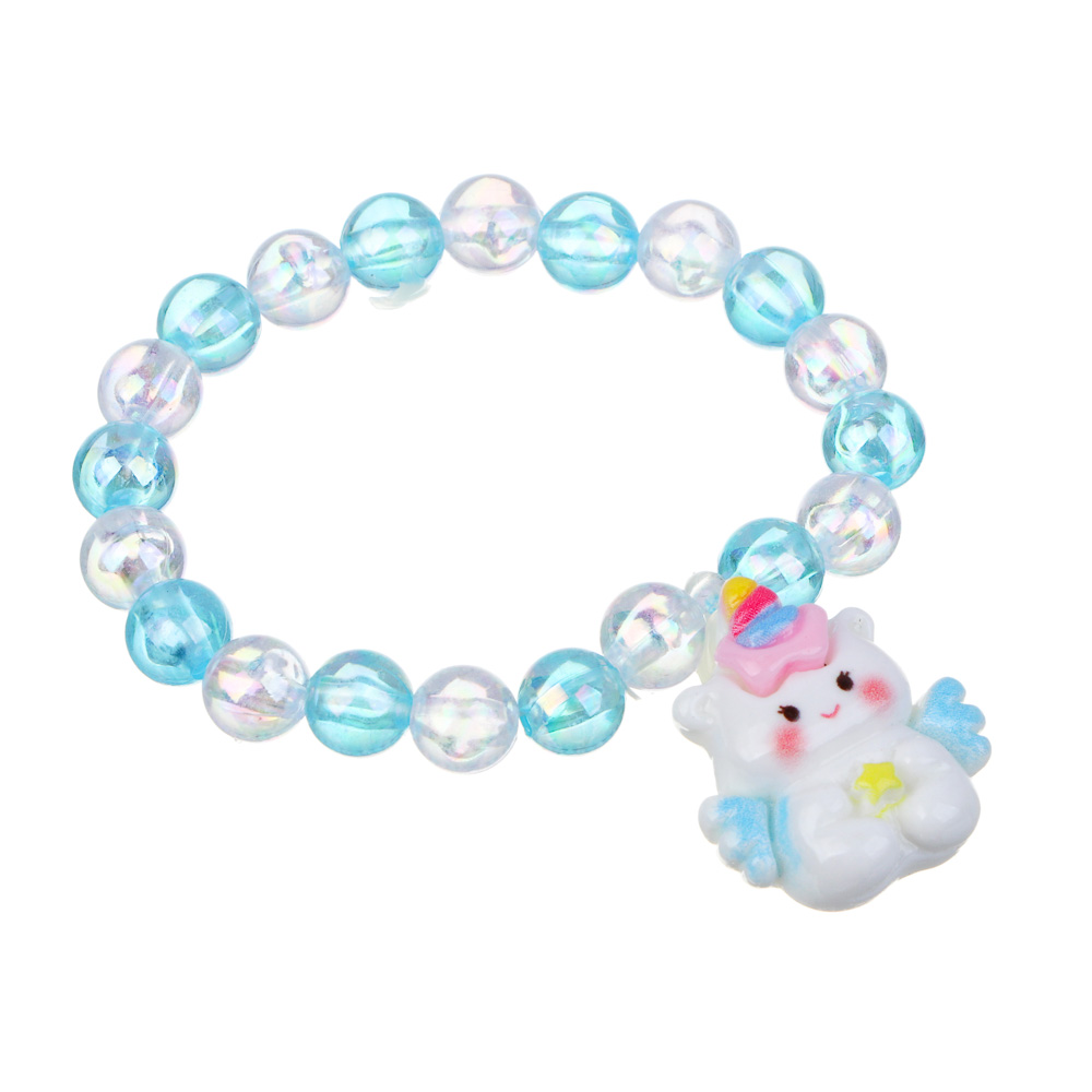 Набор детской бижутерии BY Русские супергерои: браслет, кольцо, резинки 2шт, заколка, 3 дизайна - #3