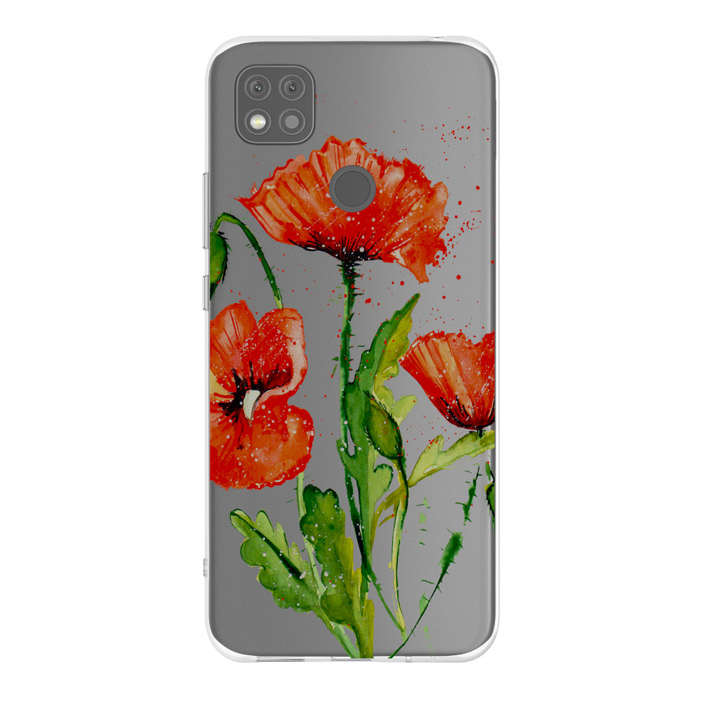 Чехол для смартфона Forza "Цветы" на Xiaomi Redmi 9C - #1