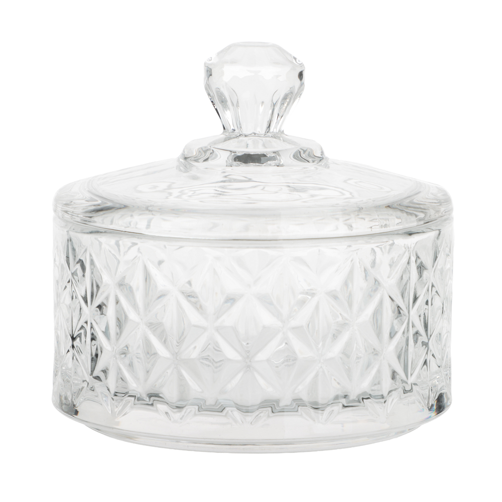 Набор из 3х конфетниц с крышкой тм MILLIMI, 10,5*20,5см, 320мл, стекло - #6