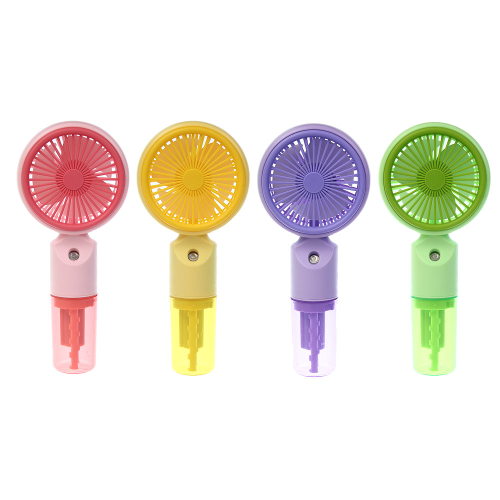 Вентилятор ручной с увлажнителем тм LEBEN 3.7в/500мАч, USB-кабель, цвет в ассортименте - #1
