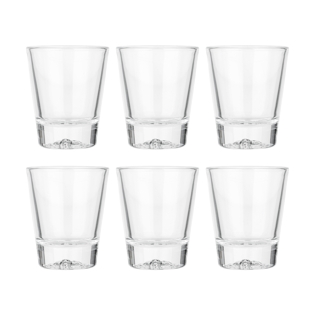 Набор стопок тм MILLIMI Анимал, 50мл, стекло, лев, волк, медведь, 6 шт - #2