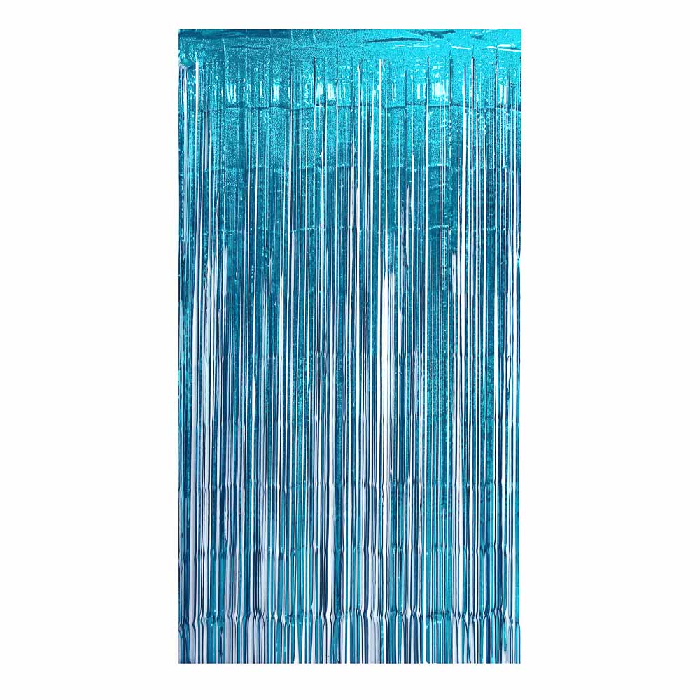 СНОУ БУМ Занавеска из дождика, голографическая, 200х100см, ПЭТ, 6 цветов - #1