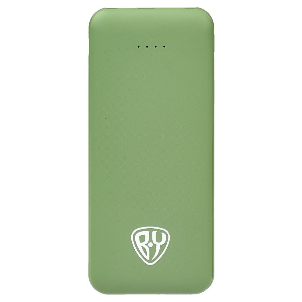 Аккумулятор мобильный BY, зеленый, 5000 мАч, USB, 2А - #3