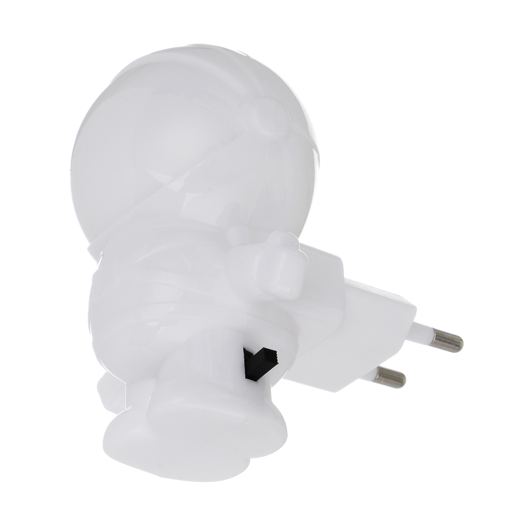 BY Светильник-ночник в розетку Космонавт светодиодный, 1Вт, 9см, 230В, пластик, белый - #7