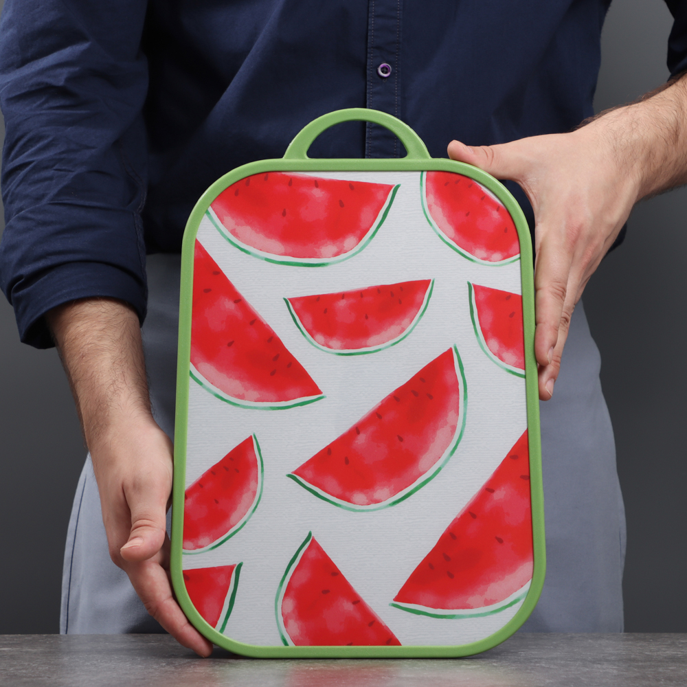 SATOSHI Доска разделочная "Фрукты" 37,5х25,5х1,2см, пластик, 3 дизайна - #7