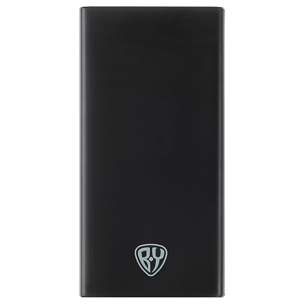 BY Аккумулятор мобильный, 10000 мАч, 2xUSB, 2А, пластик, черный - #3