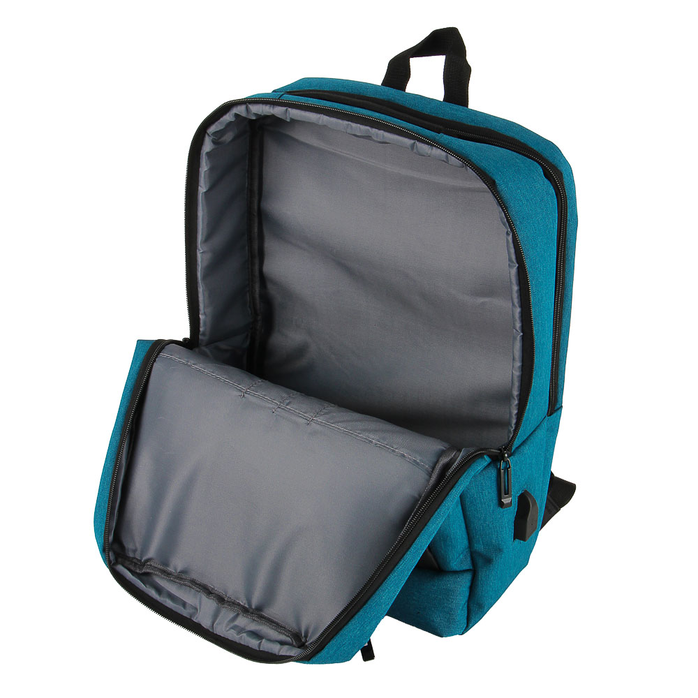 Рюкзак универсальный 41,5x29,5x16см, 2 отд., 4 карм. (1 на спинке), USB-выход, ПЭ, 2 цвета - #5