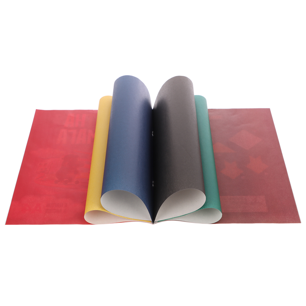 Бумага цветная А4, 6 листов, 6 цветов, немелованная, односторонняя на скрепке - #2