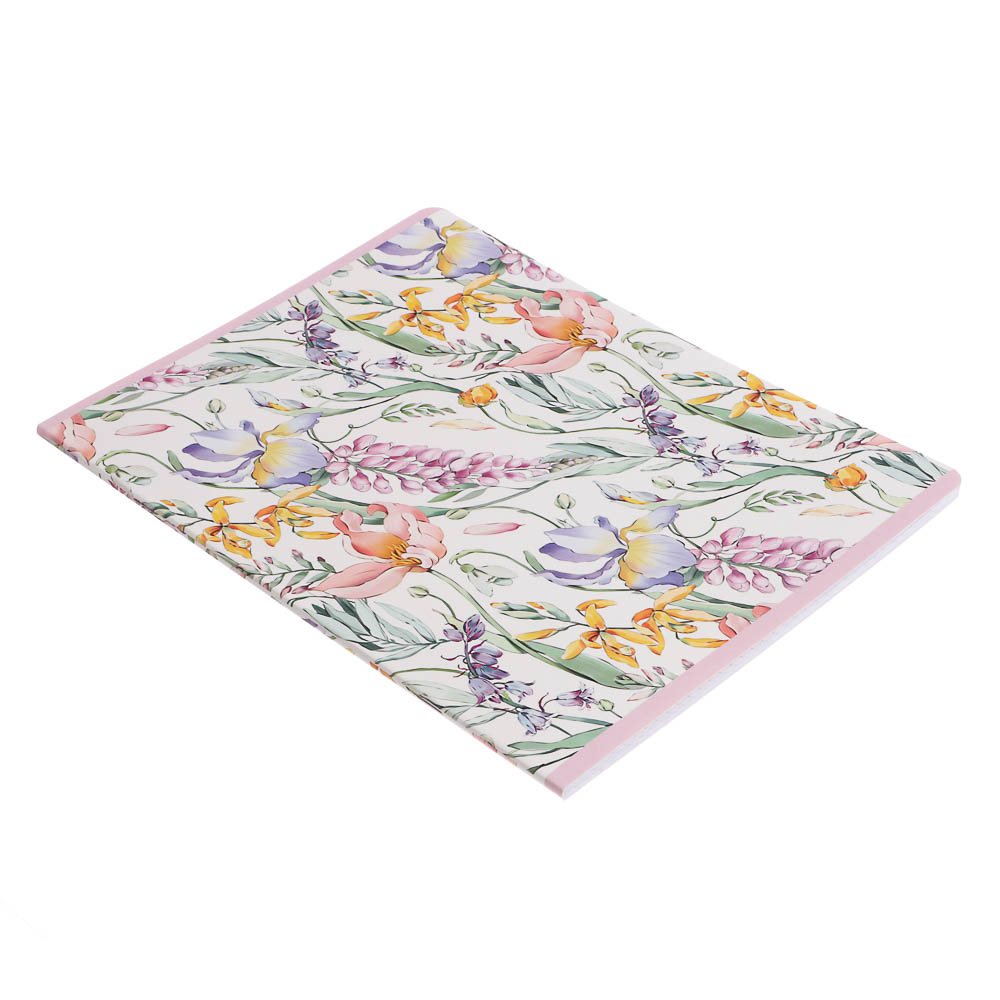 Тетрадь общая "Botanica", формат А4, 48л. в клетку, на скобе, скругленные углы, в ассортим. - #3