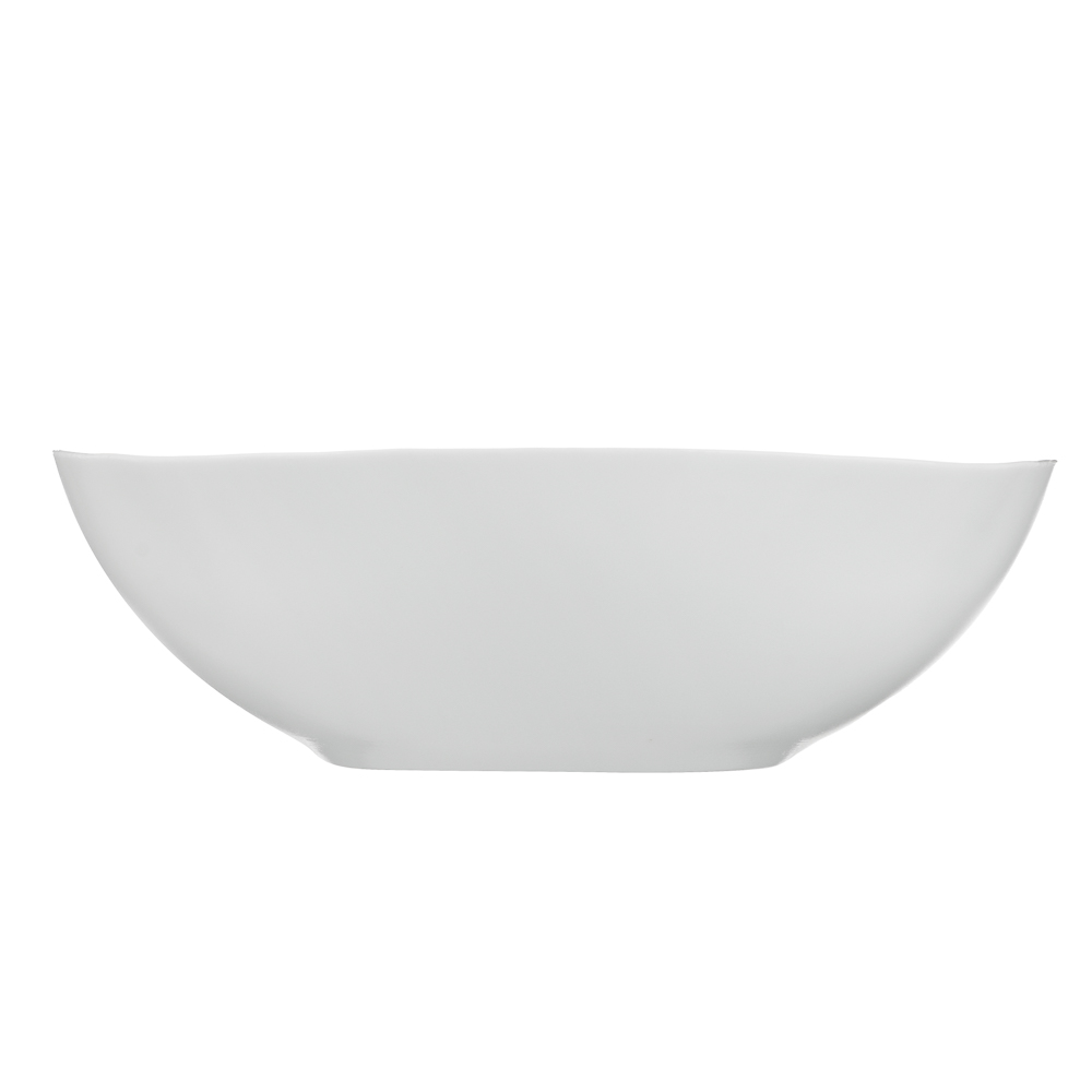 MILLIMI Маки Салатник, опаловое стекло, 1430мл, 23х6.7см, квадратная форма - #4