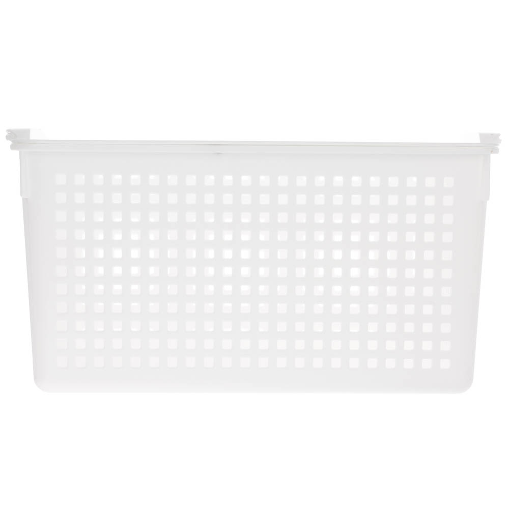 Корзинка Лофт 5,3л 295х185х145мм с крышкой белый, серый - #12