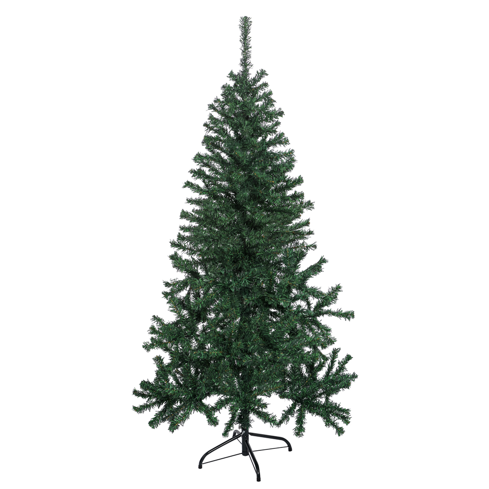 Ель 150 см, 300 веток, ПВХ, зеленая, 26-8 - #1