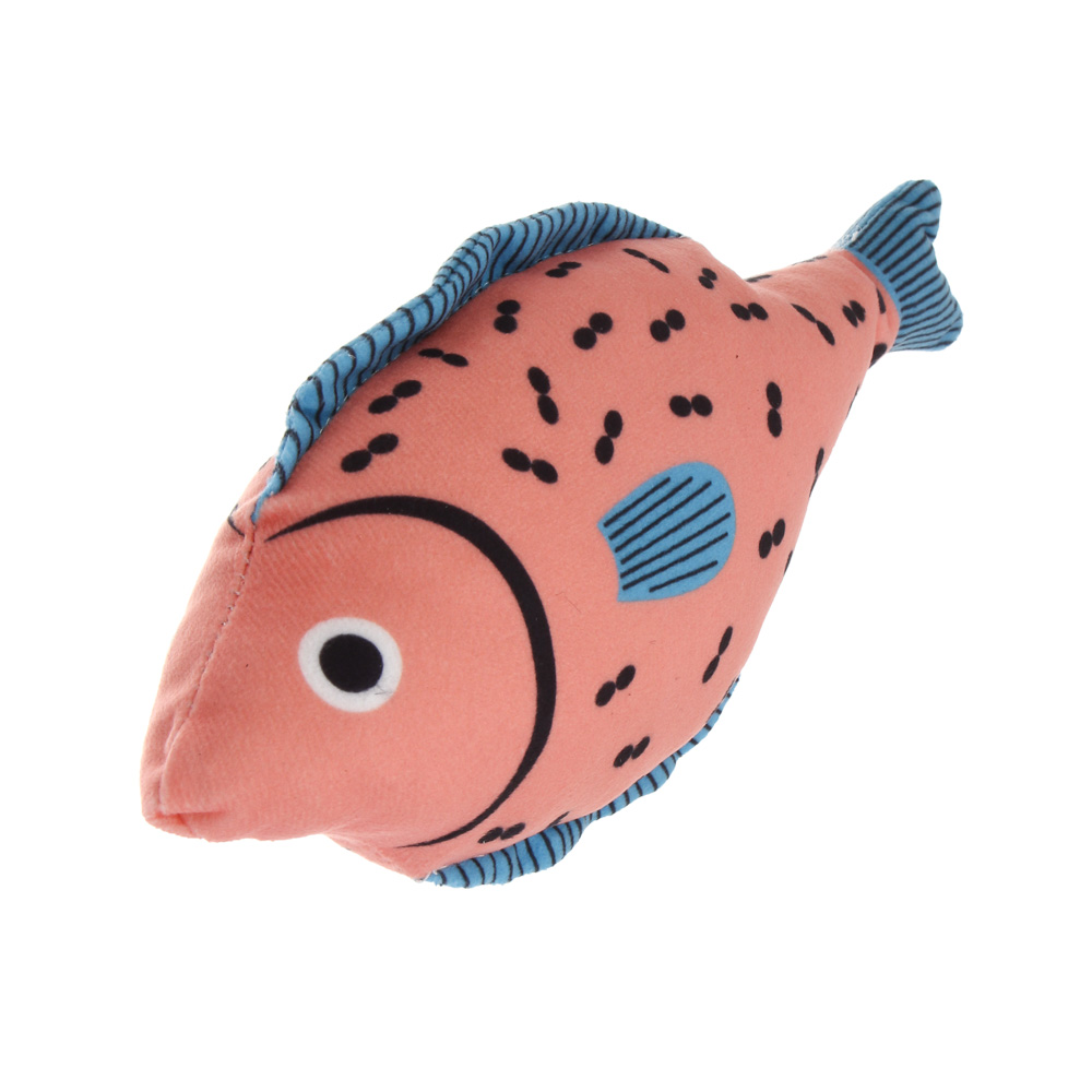 Игрушка для кошек тм VETTA, рыба разноцветная, 21-23см - #3