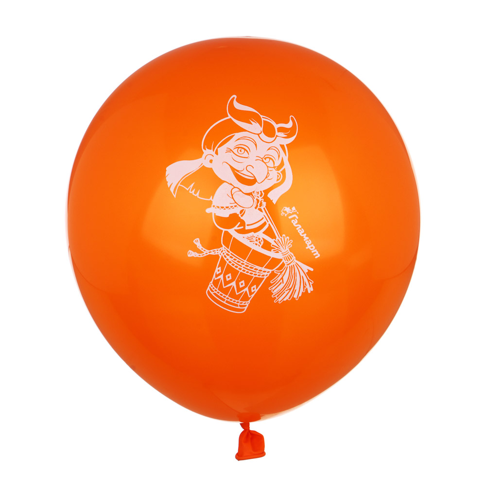 Галамарт Шар латексный, 100 шт., с рисунком, 12", 2 вида - #2