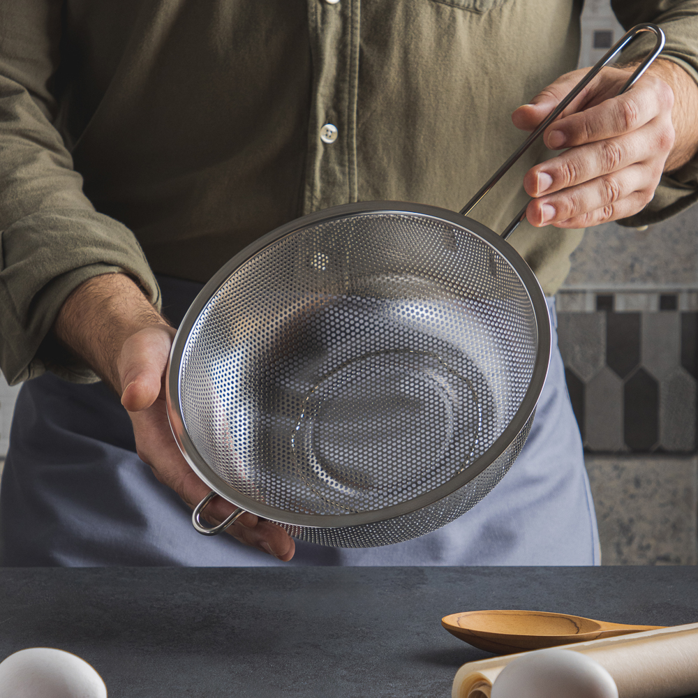 VETTA Дуршлаг с ручкой 22см, нерж.сталь - #10