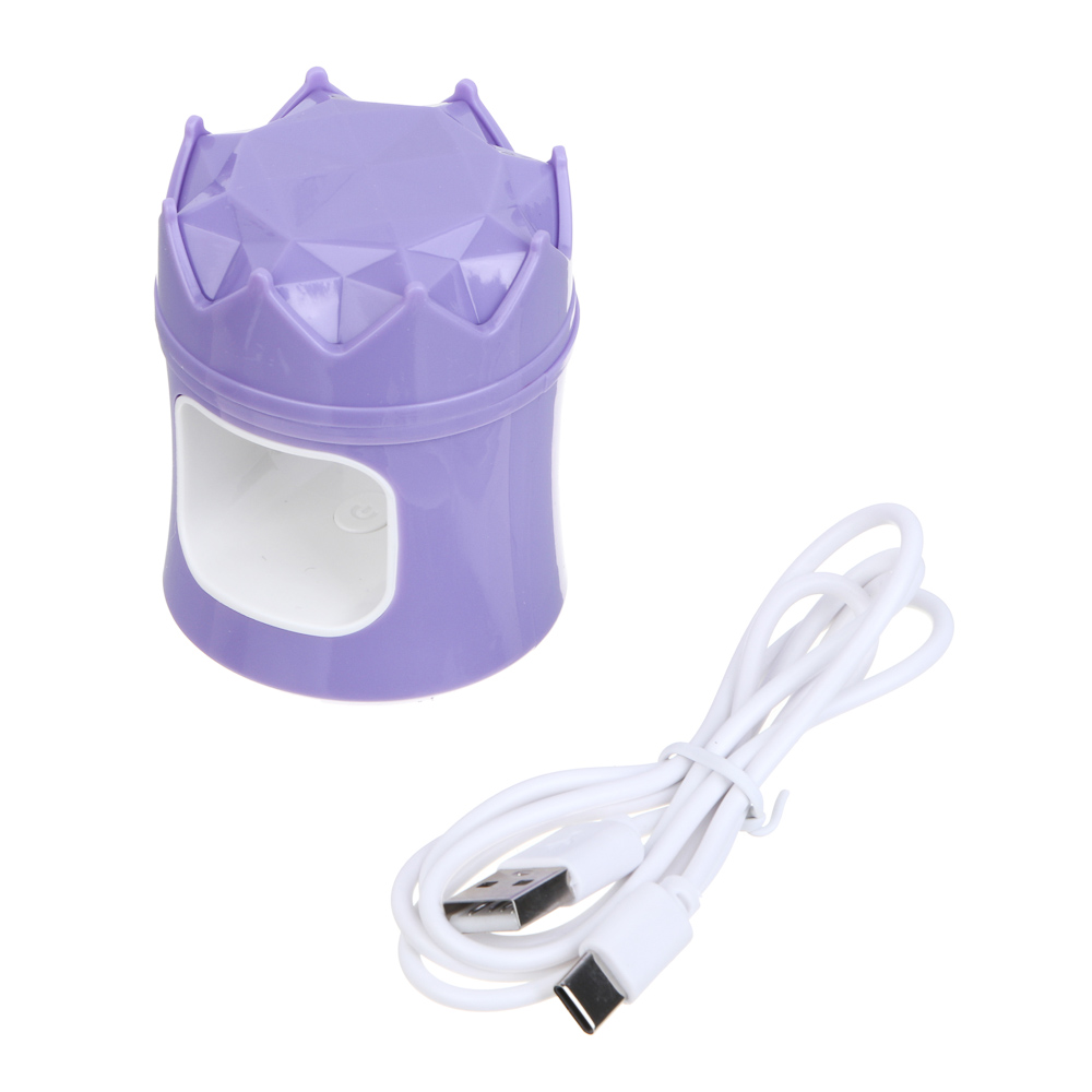 ЮL Лампа-мини UV/LED с USB проводом, 5,5х5,5х6,7см, 18W, пластик - #4