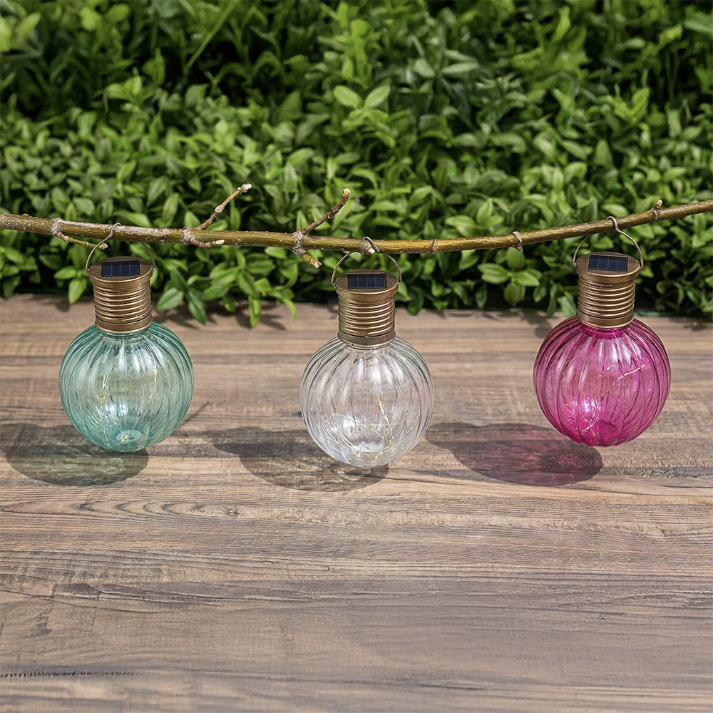 Светильник сад. на солн. батарее тм INBLOOM, 8.5х13.5см, 4LED, шампань, 40mAh Button cell, 1реж., PP - #7