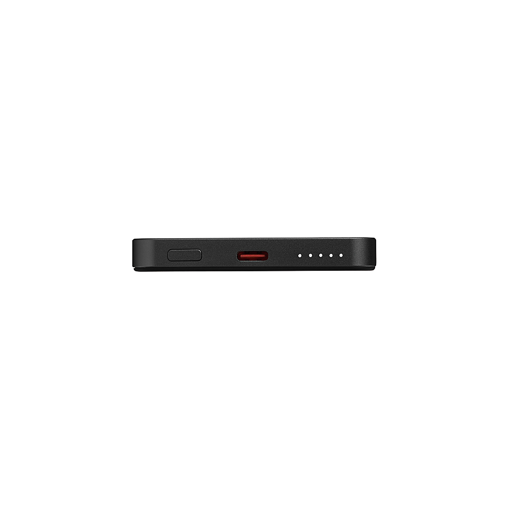 Аккумулятор мобильный BY 5000мАч, с беспр.зарядкой, MAG, 1xUSB-C, 20W, 3A, металл, серый - #9