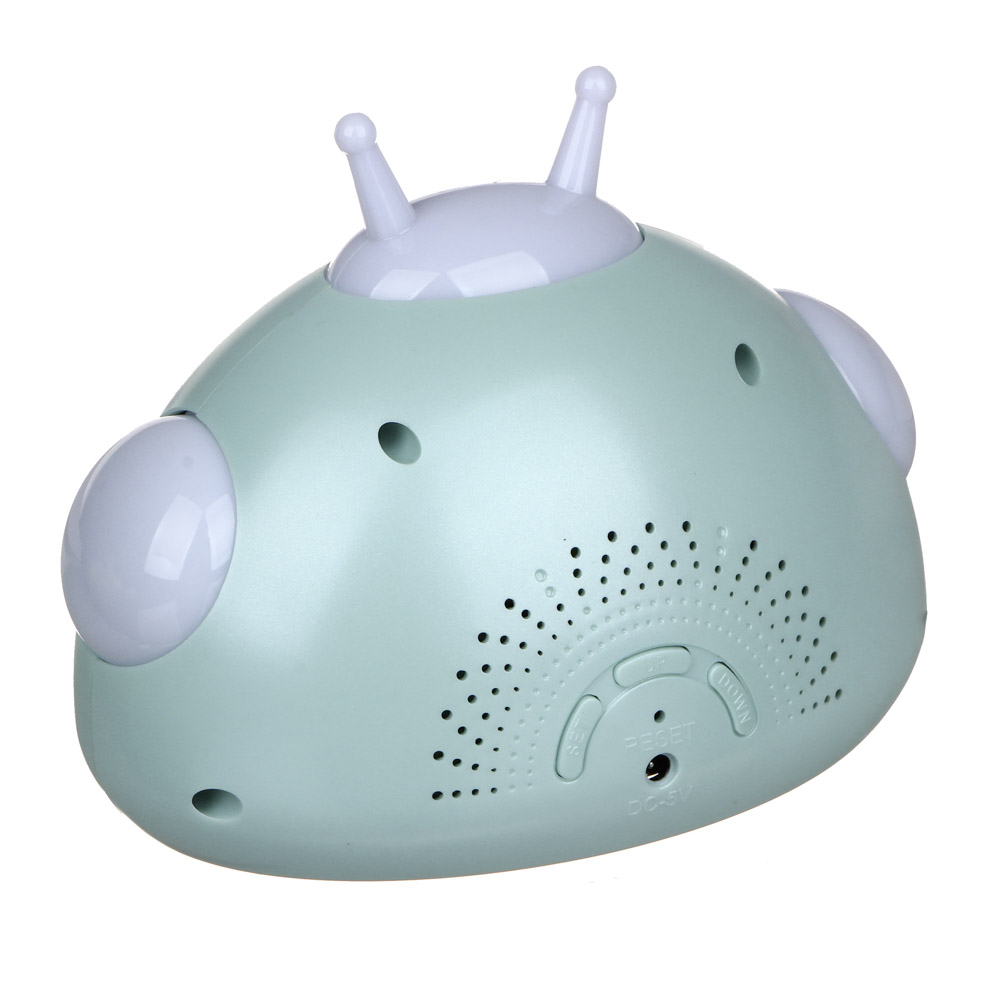 LADECOR CHRONO Будильник электронный, 13,5x11x9,5 см, USB, пластик, мятный - #11