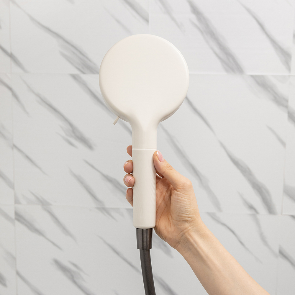 RAIN Лейка для душа, 5 режимов, 123мм, бежевый - #11