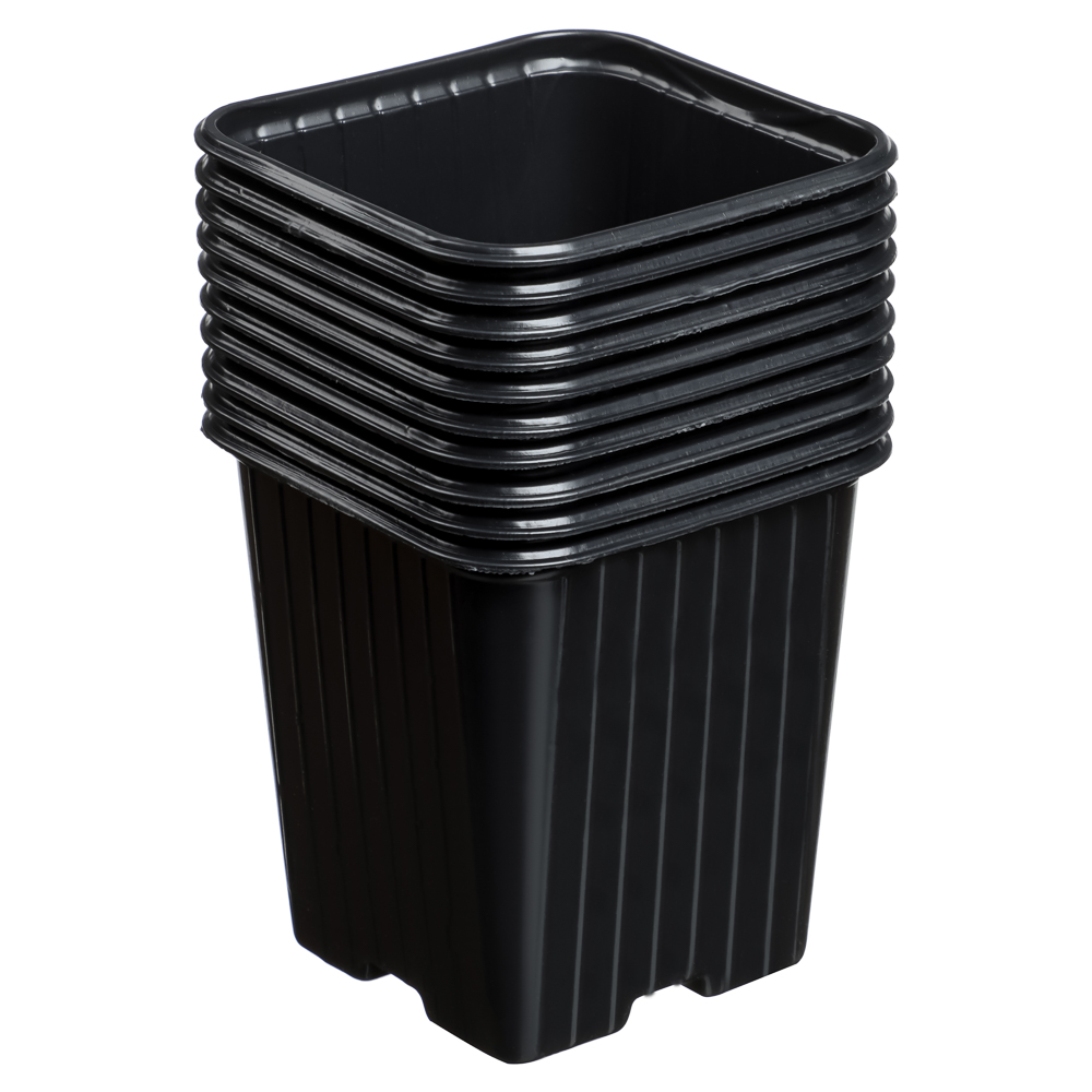 Набор горшочков для рассады 10шт, 90х90х95 мм, полистирол - #1