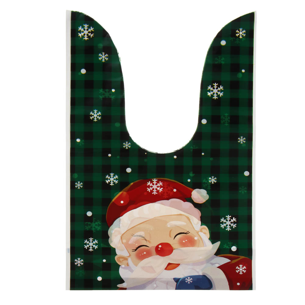 Набор подарочных мешков 20шт, 5 дизайнов, 13,5x22 см, пластик, арт.1 - #3