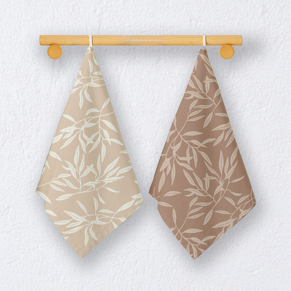 PROVANCE Мосс Полотенце кухонное, 40х60см, 100% хлопок, цветы, 2 дизайна - #2