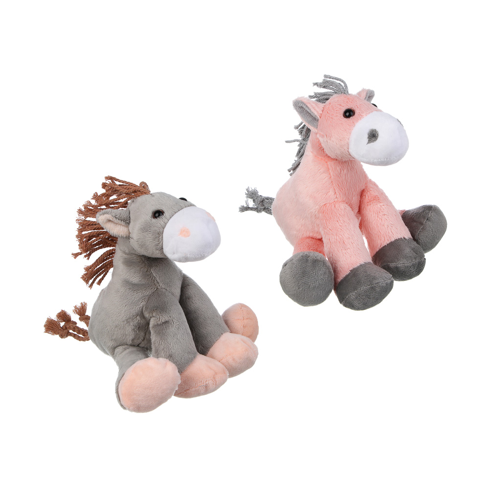 СНОУ БУМ Мягкий сувенир Лошадка 20x11x18 см, полиэстер - #1