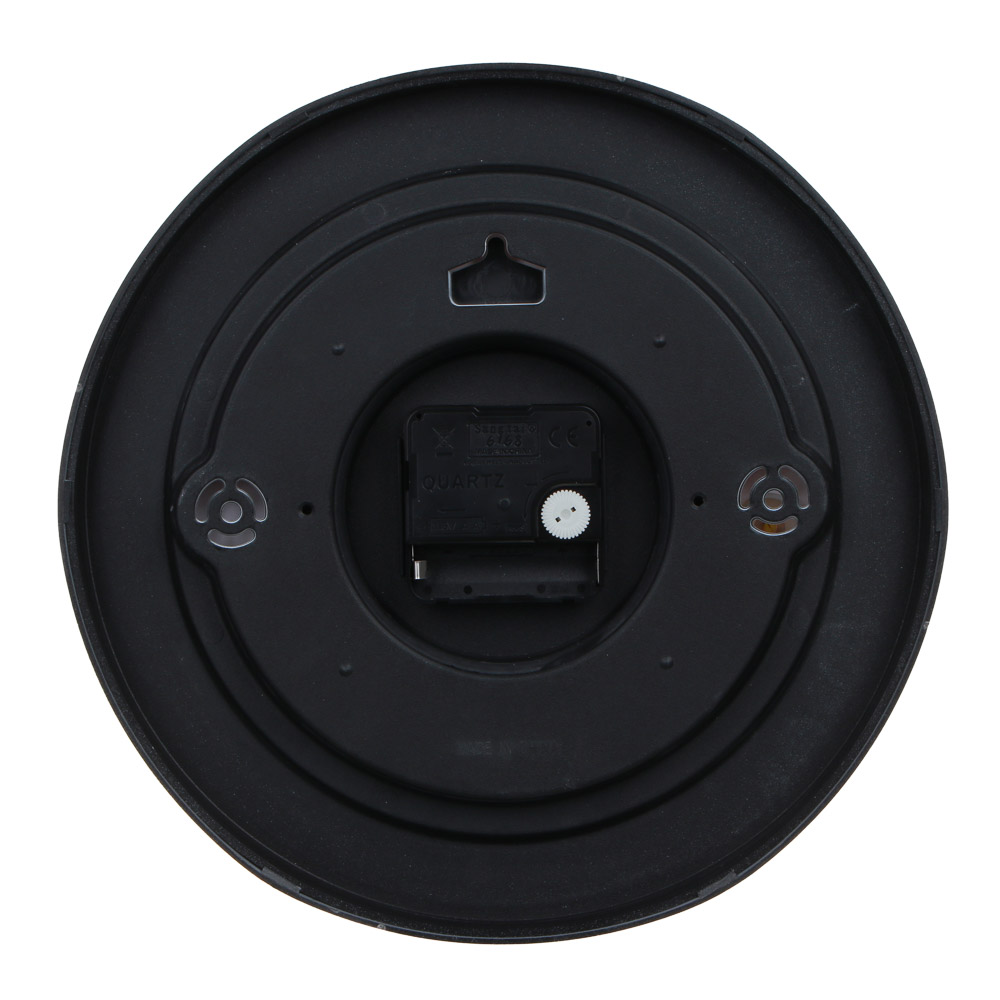 LADECOR CHRONO Часы настенные круглые, пластик, 24,6х24,6х4,2 см, 1xАА, цвет окантовки серый - #3