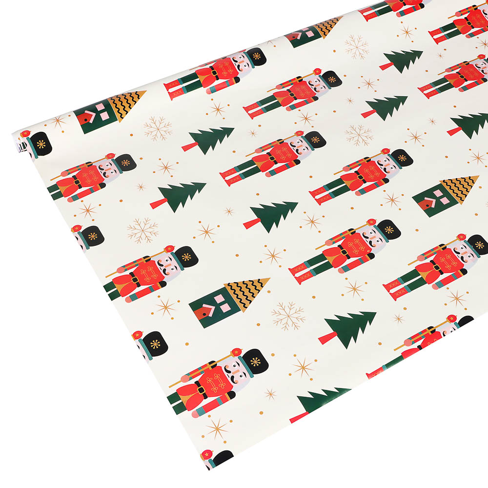 Бумага тм СНОУ БУМ подарочная, 70x100 см, 70 г односторонняя, 6 диз., арт.3 - #17