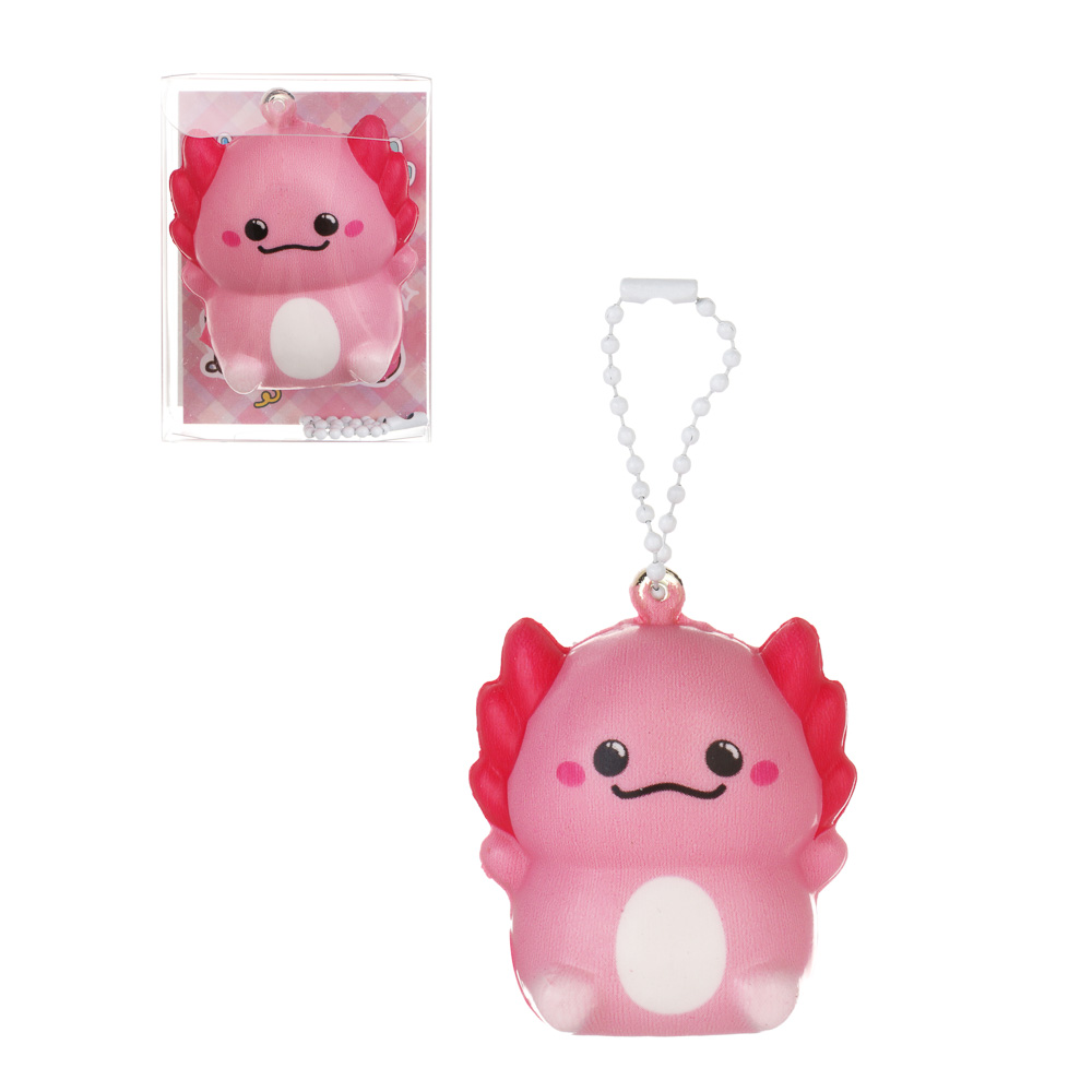 Игрушка антистресс сквиш "Аксолотль", PU, 5х5,5х3,5см, микс - #1