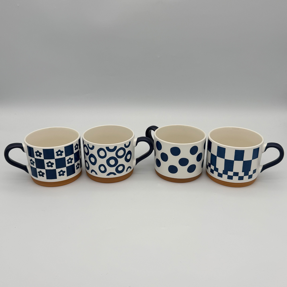 Кружка Сканди тм MILLIMI, 400мл, 4 дизайна, фарфор - #1