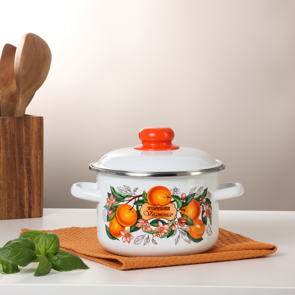 Гарден Кастрюля эмалированная 2л - #5