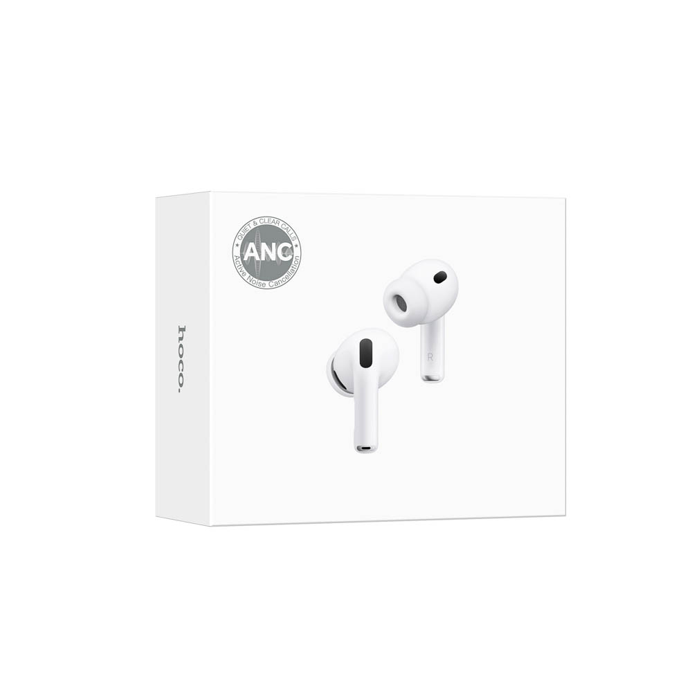 Наушники беспроводные TWS hoco. модель EW97, внутриканальные, ANC, 300/30мАч, BT6.0, белый - #2