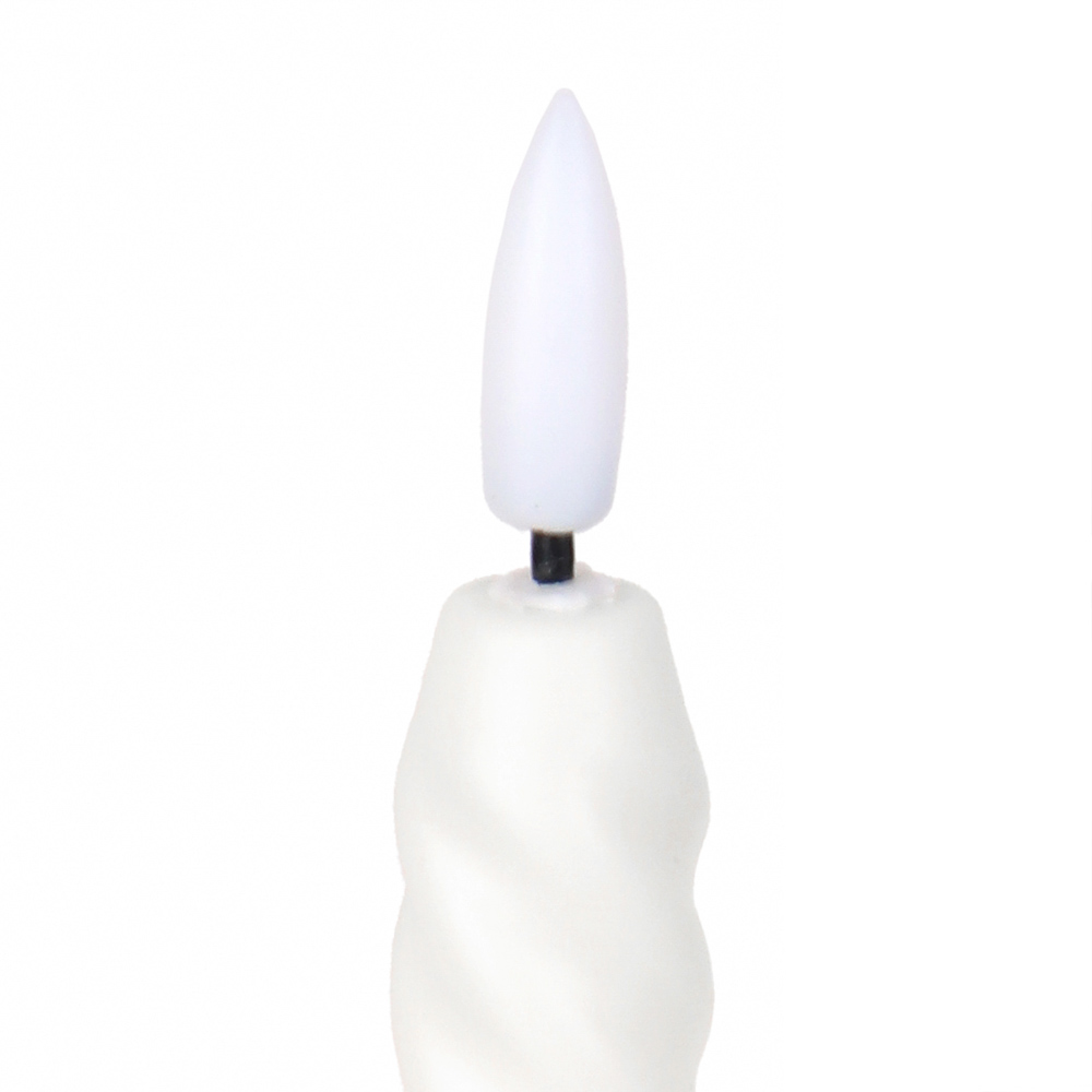 СНОУ БУМ Набор 2шт, светильник декор. LED в виде свечи, 25,5x2см, PP, 2хAAA, 1 режим, 2 дизайна - #5