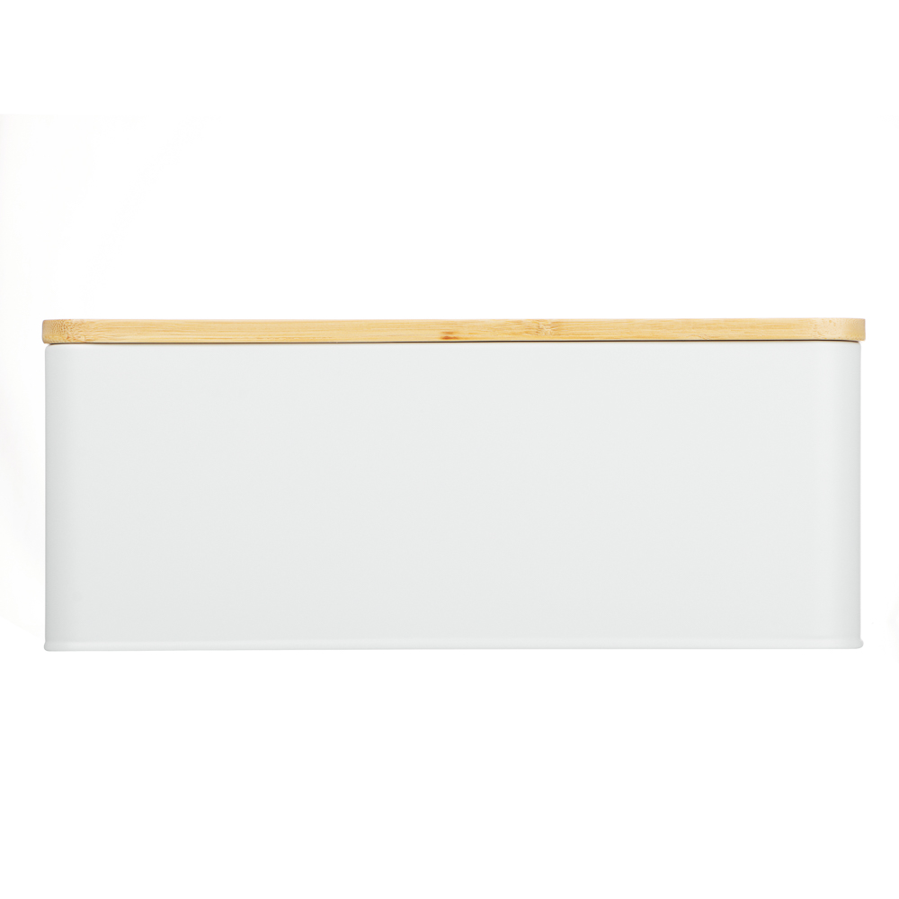 SATOSHI Хлебница с бамбуковой крышкой 33x17,5x13,5см, жесть - #4