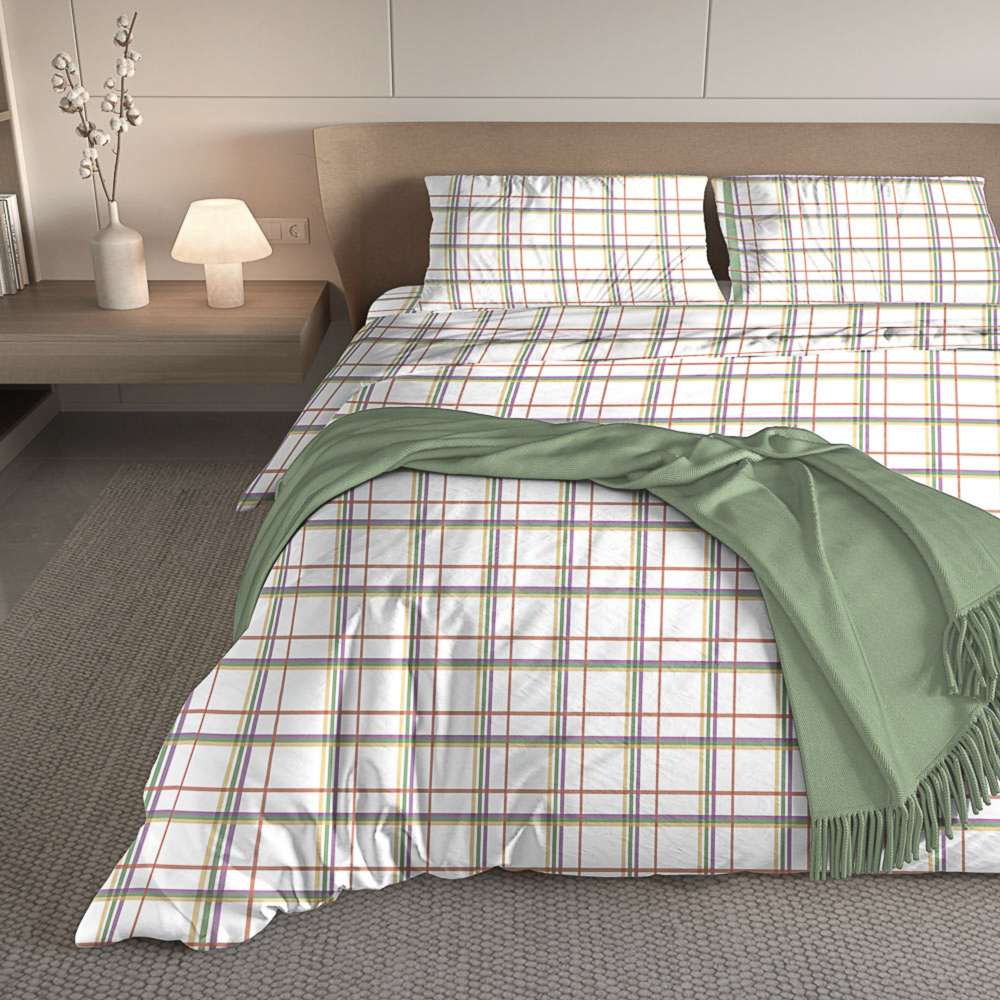 PROVANCE Ботаника Комплект постельного белья евро (4 предмета), микросатин, 100% полиэстер, 3 дизайн - #4