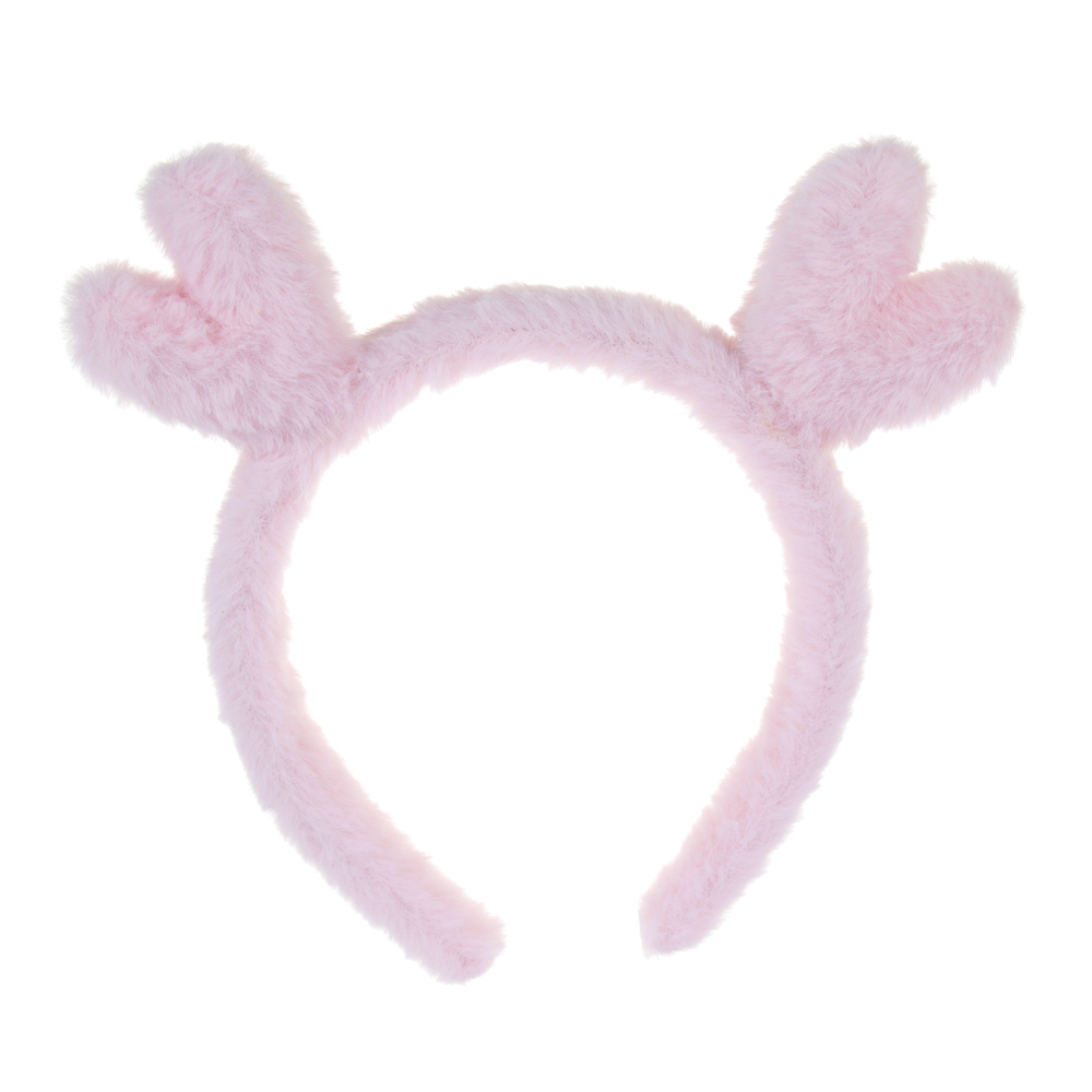 ЮНИLOOK Ободок для волос, 2см, полиэстер, пластик, розовый, ACS-МП5 - #1