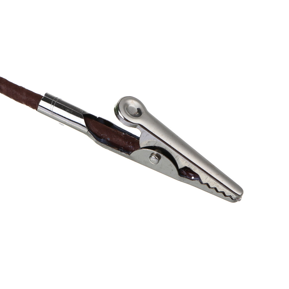 СНОУ БУМ Пуансетия 20 см на прищепке (9 лепестков), глиттер, металл, полиэстер, 26-524 - #5