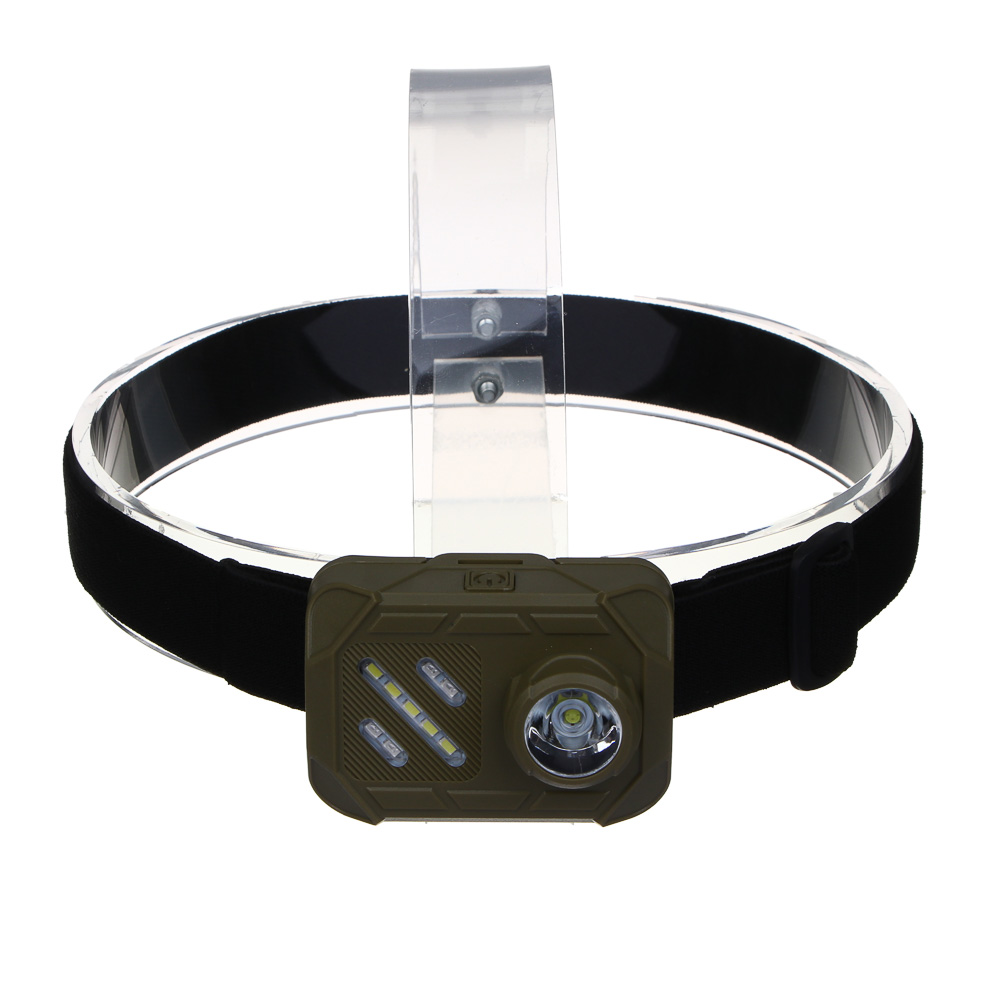 ЕРМАК Фонарь налобный, SMD LED, 3 режима, 3хААА, 67х51х40 мм, пластик, красный свет - #2