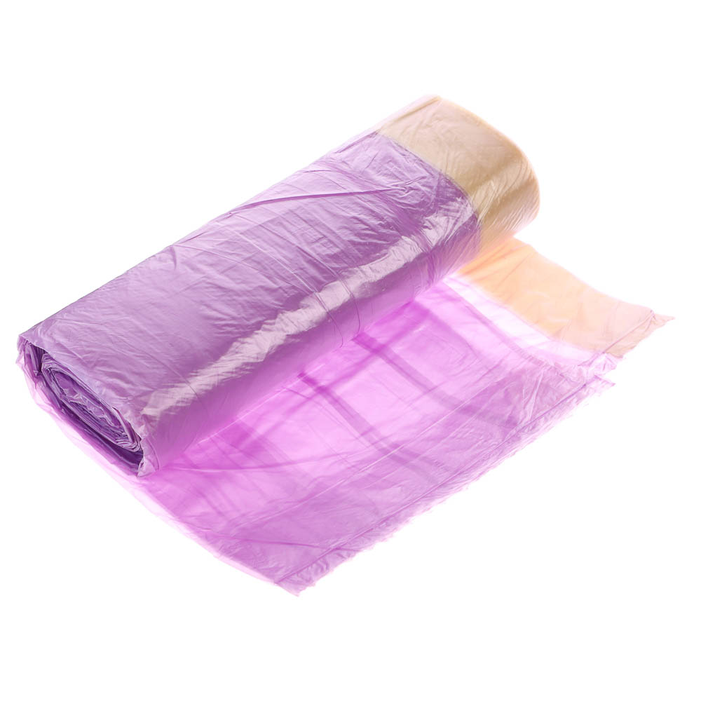 VETTA Мешки для мусора БИО 60л,10 шт с завязками,стандарт,3аромата(цитрус,морской бриз,цветы), рулон - #9